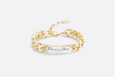 Bracciale in maglia Christian Dior Couture.